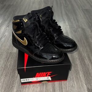Air Jordan 1 OG Black and Metallic Gold